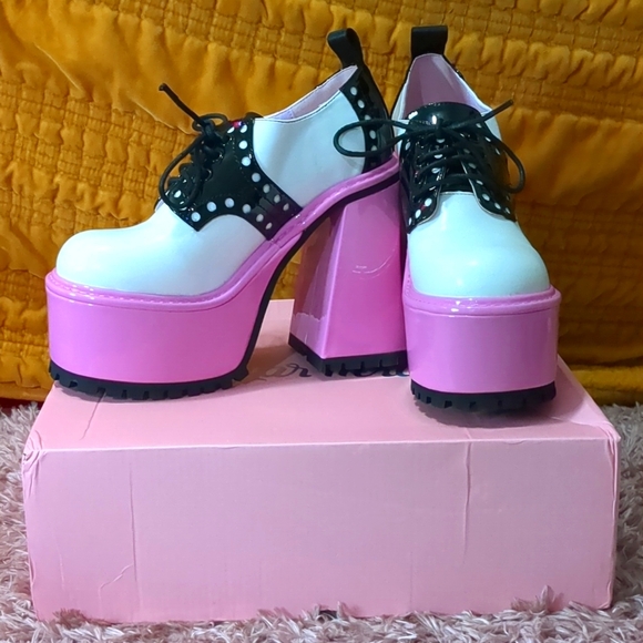 Sugar Thrillz Shoes - Sugar Thrillz Platform Oxfords